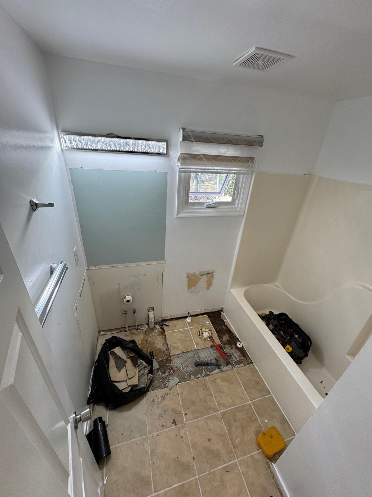Complete Bathroom Renovation - Before